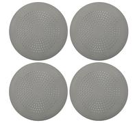 Werwing Lot de 4 attrape-cheveux en silicone ultra durable de 15 cm avec ventouse intégrée, bouchon de baignoire pour salle de bain, cuisine