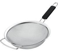 Werwing Passoire de 22,9 cm - Passoire extra large en maille fine avec poignée résistante à la chaleur - Passoire en acier inoxydable pour pâtes, riz et quinoa - Passoire et tamis en métal pour