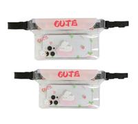 Werwing Sac banane imperméable avec sangle de taille réglable et sac étanche pour la natation, le kayak, le bateau, le surf, 2 pièces, Couleur 2, Taille unique, Dessin animé