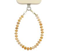 weryerker Breloque en pierre précieuse naturelle pour téléphone, cordon de téléphone portable, fait à la main, 11.8 in, Pierre, Amazonite