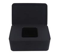 Weryffe Boîte de Distributeur de lingettes étui de Rangement pour Tissu Humide Joint de Bureau Porte-étui en Papier de Soie Humide Porte-Serviette avec Couvercle,Noir