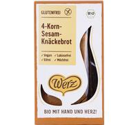 Werz Pain croustillant aux 4 céréales et au sésame150g