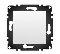 WESA PJ-01-W Interrupteur mural simple standard, installation facile avec choix de différents designs, sans cadre,