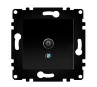 WESA PJ-38-B Prise murale standard pour télévision, installation facile avec choix de différents designs, sans cadre,