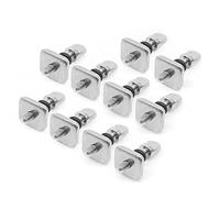 Wesafrae 10 PièCes Vis D'Aileronda Plancheda Surf Amovibles, Accessoiresda Planchesda Surf D'Aileronda Pouceda Vis D'Aileron pour des Planchesda Surf Longboards