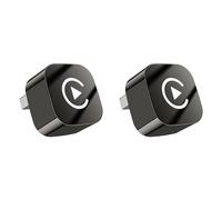 Wesafrae 2X Carplay Intelligent sans 2 en 1, Boîtier AI, Clé USB pour Voiture, Bluetooth, WiFi, pour CarPlay/Android Auto Filaire