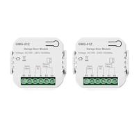 Wesafrae 2X Contrôleur de Porte de Garage Intelligent Tuya Zigbee, Télécommande Universelle de Porte de Garage, Application de Contrôle de Synchronisation Vocale pour Home