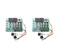Wesafrae 2X Contrôleur de Vitesse de Moteur DC 10-55V 100A PWM HHO RC Interrupteur de Commande Inverse avec Affichage LED