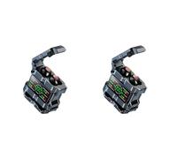 Wesafrae 2X ÉCouteurs sans Bluetooth M60 Mecha, Oreillettes Tactiles à Suppression de Bruit, Casque de Sport StéRéO HD, Casque de ÉTanche B