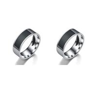 Wesafrae 2X NFC Smart Chip Ring ÉTiquette de TéLéPhone Portable Smart Ring Nouvelle Technologie NFC Wearable Smart Ring B