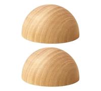 Wesafrae 2X Outils de Poterie Moule de Modélisation Hémisphérique/Semi-Circulaire Bricolage Bol/Panier Rond en Céramique Outils de Modélisation D'Enseignement de la Poterie Diamètre 7cm