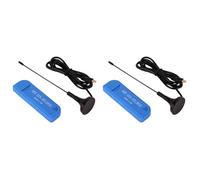 Wesafrae 2X Récepteur 25 MHz à 1760 MHz pour Fréquence de Réception FM SDR RTL2832U R828D A300U