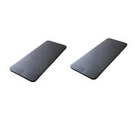 Wesafrae 2X Tapis de Yoga épais de 15 MM Tapis de Coudière de Genou de Mousse de Confort pour l'exercice Yoga Pilates Coussinets D'Intérieur Entraînement de Remise en Forme, Noir