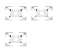 Wesafrae 3X Boîtier Mural pour Tablette, Support Réglable pour Tablette, Support Mural ou de Bureau UTC-10, Blanc