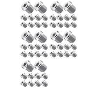 Wesafrae 50 Écrous de Goujon de Batterie 3/8 Pouce en Acier Inoxydable pour Goujon Standard 3/8 Pouce