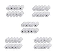Wesafrae 50 Rouleaux de Papier Thermique Caisse Enregistreuse POS ReçuS Papiers 57X30mm Papier Thermique pour Imprimante Caisse Enregistreuse