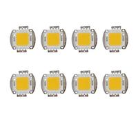 Wesafrae 8X 100W LED Haute Puissance Puce DIY Lampe Eclairage Blanc Chaud