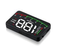 Wesafrae Affichage Tête Haute OBD HD Projecteur de Vitesse Projecteur de Pare-Brise Projecteur de Verre de Voiture HUD (Head Up Display)