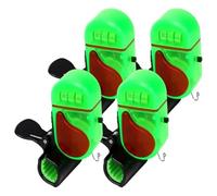 Wesafrae Alarme de Morsure de Poisson avec Lumière LED Sound Bite Alert Bell Fishing Bite Alarm 4PCS