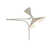 Wesafrae Applique Murale Rotative au Design Italien Moderne, Bras Pivotant pour Éclairage de Salon, Chambre à Coucher, Chevet, Blanc.