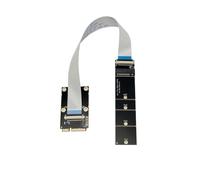 Wesafrae Câble D'Extension Mini PCIE vers M.2 NVMe - pour Carte WiFi Mini PCI-E Compatible 2230 2242 2260 2280 vers Carte Adaptateur SSD M.2 NVME.