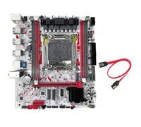 Wesafrae Carte Mère de de Bureau X99G757 Carte Mère X99 LGA 2011-3 DDR3 Chipset HM55 Prise en Charge des CPU E5 2666/2673/2676/2678/2696 V3
