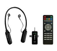 Wesafrae Carte Son pour Diffusion en Direct avec Réduction de Bruit, Casque Tour de Cou avec Microphone et Fonction D'Accompagnement Audio.