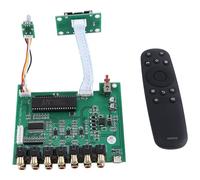 Wesafrae DLHiFi F11 M62446 Préampli 5.1 6 Canaux Télécommande Totalement Indépendante Écran OLED pour Amplificateur HiFi Installation Facile Facile à Utiliser