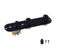 Wesafrae Interrupteur à Lame à 3 Voies Pré-Câblé Potentiomètres en Cuivre pour le Volume Contrôles de Volume et de Tonalité Plaque de Contrôle de Guitare Système Entièrement Chargé A