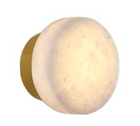 Wesafrae Lampe Murale LED Moderne Nordique de Luxe - Marbre Naturel Rond de Lumière pour, la Chambre, Le Passage et Le Couloir B