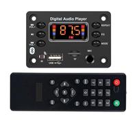 Wesafrae Module Amplificateur Bluetooth DC12-15V 2x25W Carte Décodeur MP3 pour Voiture, Système D'Amplification Audio avec Interface de Port Microphone Intégré