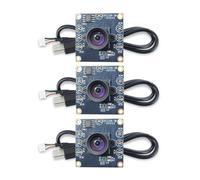Wesafrae Module de Caméra à 100 Degrés 1MP OV9732 1280x720 USB sans Pilote Manuel Mise au Point avec Câble de 2 Mètres pour WinXP/7/8/10 3 Pièces