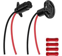 Wesafrae Moteur à la Pêche à la Traîne pour Prise de Bouchon Électrique 12V / 8 Connecteur / 2 pour Moteurs à Bateaux Électriques