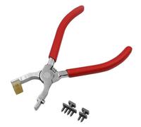 Wesafrae Outil de Perforation Du Cuir, Pince à Coudre Silencieuse de 4 mm pour Ceintures, Sangles, Chaussures - Pince à Perforer pour Loisirs Créatifs