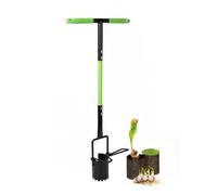 Wesafrae Outil de Plantation de Bulbes Crocus Transplanteur à Long Manche Poignée Confortable en Forme de T Outil de Jardinage Polyvalent pour le Désherbage