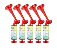 Wesafrae pour Le Camping, Événements Sportifs, Fête, Pack de 5 Sifflets à Air pour la Sécurité, Sifflets à Air Portables, Avertisseurs de Brouillard, Générateurs de Bruit.