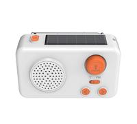 Wesafrae Radio FM Portable, Haut-Parleur Bluetooth sans, Chargeur Solaire à Manivelle, Récepteur Radio d'urgence SOS, Batterie Externe