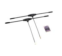 Wesafrae Récepteur de Diversité ELRS ES900 Dual RX 915MHz Équipement Électronique Violet pour Drone FPV Longue Portée et Avion RC