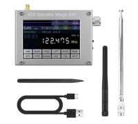 Wesafrae Récepteur Radio à Bande Complète Air V4.2X ATS-Decoder de 4 Pouces avec Chipset Si4735 FM RDS AM Bluetooth Écran Tactile de 4 Pouces Amélioré.