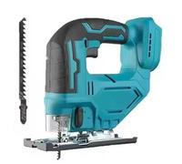 Wesafrae Scie Sauteuse Électrique Sans pour Outil de Menuiserie Portable Multifonction 18V Sans Batterie.