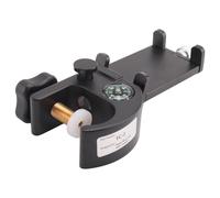 Wesafrae Support de Support avec Support de Téléphone Boussole, Pince de Poteau pour GPS pour Collecteur de Données, Station Totale, Installation Facile, Facile à Utiliser
