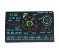 Wesafrae SX91 Live Sound Card USB Sound Mixer Professional Audio Console de Mixage Amplificateur pour Live Sing PC Portable Téléphone Portable