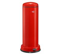 Wesco 134 731-02 déchets SMLR Big Baseboy Collecteur de déchets, Acier Inoxydable, Rouge, 38 x 38 cm