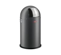 Wesco 175531-77 Pushboy Junior Poubelle en tôle d'acier 22 l Graphite mat