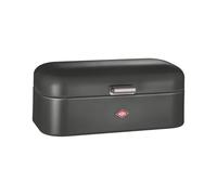 WESCO Boîte à pain Grandy de couleur graphite mat, tôle d'acier revêtue par pulvérisation, trous d'aération et poignée stable