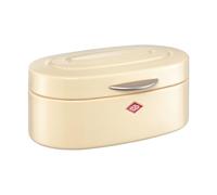 WESCO Boîte à pain Single Elly de couleur amande, tôle d'acier revêtue par pulvérisation, trous d'aération et poignée stable