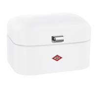 WESCO Boîte à pain Single Grandy de couleur blanc mat, tôle d'acier revêtue par pulvérisation, trous d'aération et poignée stable