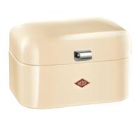 WESCO Boîte à pain Single Grandy de couleur amande, tôle d'acier revêtue par pulvérisation, trous d'aération et poignée stable