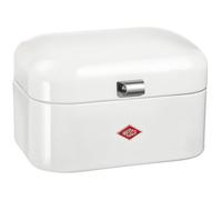 WESCO Boîte à pain Single Grandy de couleur blanche, tôle d'acier revêtue par pulvérisation, trous d'aération et poignée stable