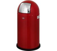 Wesco Mülleimer Pushboy, Push Abfalleimer, Abfallsammler, Stahlblech, Rot, 50 L, 175831-02